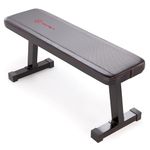 Marcy Flat Utility Weight Bench for Weight Training and Abs Exercises SB-315, Black