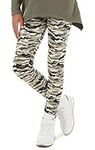 Dykmod Girls Leggings Print Cats Flowers Camouflage hk285 Camouflage 12 Years