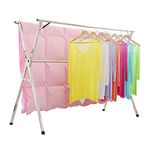 Clothes Drying Rack for Laundry Free Installed Space Saving Folding Hanger Rack for Home Heavy Duty Stainless Steel