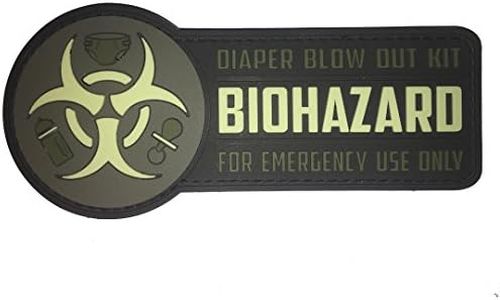 Biohazard Diaper Bag PVC Morale Patch