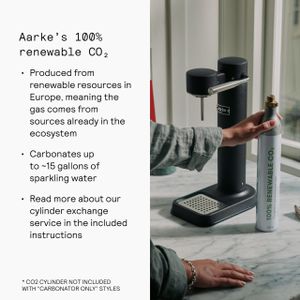Aarke Carbonator 3 Sparkling Water Maker – Matte White