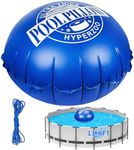 11.8 x 11.8 ft Pool Pillows for Above Ground Pools, Hyperzoo Heavy Duty Pool Closing Kit for Above Ground, Upgraded 0.5mm PVC Cold-Resistant Inflatable Air Pillow for Winterizing, with 65ft Rope
