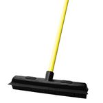 FURemover Original Indoor Pet Hair Rubber Broom with Carpet Rake and Squeegee, Disassembles for Easy Storage