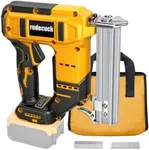 rndecuck 18 Gauge Cordless Nail Gun Compatible with Dewalt 20V Max Battery (No Battery), 2in1 Brushless Brad Nailer with 1000 Nails and 1000 Staples, Electric Staple Gun for Home, DIY, Woodworking