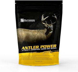 Outdoor Hunting Lab Antler Power Deer Minerals for Whitetail Deer - Deer Attractant Food Supplement - Deer Salt Lick Buck Attractant - Deer Feed Buck Lure Powder (5 lb)