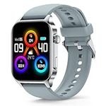 Smart Watch, Infrared True Blood Oxygen Monitor, 1.91" HD Smartwatch for Men with Heart Rate, Blood Pressure, Sleep Monitor, IP68 Waterproof Fitness Tracker Compatible with Android iOS iPhone Silver