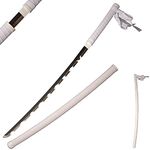 Sword fort Handmade Katana Anime Cosplay Sword, Carbon Steel Demon Sword Real Metal-Hashibira Inosuke2