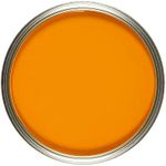 Vintro | Luxury Matt Emulsion | Smooth Chalky Finish | Multi Surface Paint | for Walls, Ceilings, Wood and Metal | 1L (Orange - Deep Saffron)