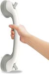 Newthinking Suction Grab Bar Rail -15.8 Inch Bathroom Support Handle - Safety Hand Rail Support with Suction Cup Fitting for Tub, Handicap, Elderly, Injury, Kid