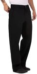 Chef Works Men's Professional Series Chef Pants, Black, Large