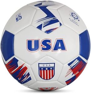Vizari New Country Series National Team Soccer Ball - Germany White, Size 4| Durable Soft & Spongy Synthetic & Rubber Ball | Perfect for Outdoor Training, Fun Play, Matches & Beaches