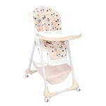 R for Rabbit Marshmallow High Chair for Baby, Multiple Recline Position, High Chair with 7 Level Height Adjustment and 3-Recline Modes with adjustable Footrest, 6 Months to 5 Years (Beige)