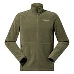 Berghaus Men's Prism Polartec Interactive Fleece Jacket | Added Warmth | Smart Fit | Durable Design, Olive Night, S