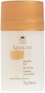 KeraCare Hair Wax Stick - 2.6 ounce - Castor Seed Oil - for Flyaways and Frizz - For All Hair Types - Slicked Back looks, Spikes, Braids, Twists, Tames Flyaways and Frizz, Wigs