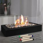 Rectangle Tabletop Fire Pit, Smores