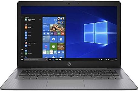 HP Stream 14-cb120ca 14'' Laptop, Intel Celeron N4000, 4GB RAM, 64GB eMMC, Windows 10, Brilliant Black- 4JC83UA#ABL