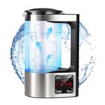 Michear Rich Hydrogen Water,2L Large Capacity 1500 PPB Water Machine Portable Water Ion Generator with SPE and PEM Technology Thermostat Function for Families Office