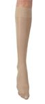 Celeste Stein Therapeutic Graduated Compression Socks, Nude, 15-20 mmHg Queen Plus Calf