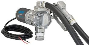 GPI G20 Fuel Transfer Pump, Manual Nozzle, 20 GPM Fuel Pump, 14' Hose, Adjustable Suction Pipe (162000-02)