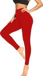 we fleece High Waisted Leggings for Women-Womens Black Workout Leggings Running Tummy Control Compression Pants