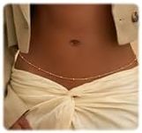 ASCOMY Waist Chains for Women 14K G