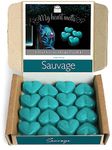 Sauvage Wax Melts: 16 x 5g Heart Shaped Wax Melts Scented and Inspired by Sauvage Perfume