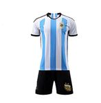 Sportyway Unisex Kids and Adults New Season Argentina Football Jersey Set (12-13 Years, Multi)