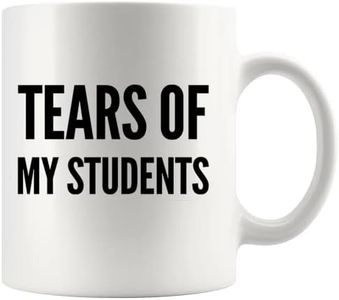 Panvola Tears of My Students Teacher Mug Funny Graduation Gift to Professor Instructor from Physics Chemistry Calculus Math Students Ceramic Coffee Cup (11 oz, White)