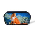 Pencil Case for Children Generic Cute Simple Durable Pencil Bag for Office (Fox 2)