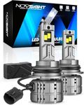 NOVSIGHT 9007 Fog Bulbs 88000LM, 900% Ultra Bright 9007 Fog Bulbs, Pack of 2