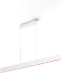 Philips Hue Ensis White and Colour Ambiance Ceiling Pendant Smart Light [White] Suitable for Kitchen and Dining. With Bluetooth. Works with Alexa, Google Assistant and Apple Homekit.