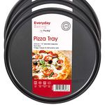 ProChef Brand Non-Stick Baking Tray Sets (3 x Pizza Trays)