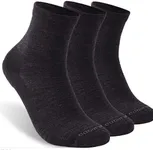 ZEAL WOOD Merino Wool Crew Hiking Athletic Socks Running Socks Gifts for Women Men Cycling Socks for Men & Women Tennis Golf Socks Wool Winter Warm Socks For Women Men