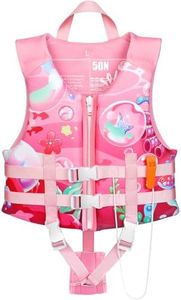 Toddler Swim Vest, Kids Swimming Floaties Jacket for 20-30-40-50 lbs Girls Boys for Boating, Pool, Beach, Learn to Swim