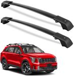 Wonderdriver Roof Rack Cross Bars 220lbs Compatible with Kia Sorento X-Line 2021 2022 2023 2024 (with Raised Side Rails), Aluminum Lockable Roof Rails Crossbars Black Rooftop Cargo Carrier Luggage