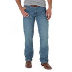 Wrangler Men's Tall Size Retro Slim Fit Boot Cut Jean, Worn in, 34W / 34L