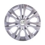 ARCCLAY 15 Inches Wheel Cover for Maruti Suzuki BALENO NEXA 15 Inches Silver Wheel Cover(Set of 4Pcs) || Press Fitting || Fits in All Cars of Tyre Size R15