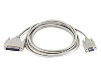 Monoprice 100480 10-Feet Null Modem DB9F/DB25M Molded Cable (100480)