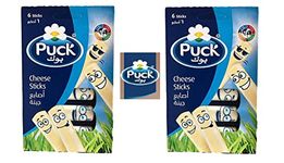 Puck Kids Cheese Sticks 6 Portions (Pack of 2)108g