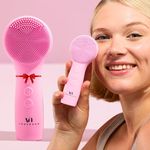 Facial Cleansing Brush - for Deep Cleansing, Gentle Exfoliating and Massaging - Waterproof and Rechargeable Face Cleanser Brush - Electric Face Washer | Womens Christmas Gifts, Gift Set for Women