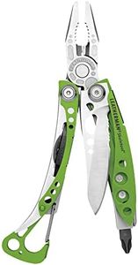 LEATHERMAN - Skeletool, multifunzione medium con manici rivestiti in color verde