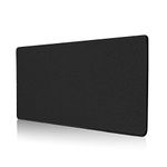 ALOANES Mouse Pad with Stitched Edge, Premium-Textured Mouse Mat, Non-Slip Rubber Base Mousepad for Laptop, Computer & PC,Desk Mat for Gamer, Office & Home,Black(30cm x70cm x0.2cm)