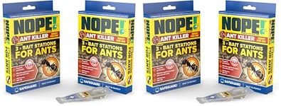 NOPE! Ant Killer Bait Station (6 x 5g) Indoor & Outdoor Ant Traps. Eradicates Ants and their Colony & Nest (Pack of 2)