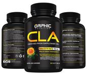 ORPHIC NUTRITION CLA Safflower Oil Supplement - Made with Safflower Oil - 780mg Non-Stimulant Conjugated Linoleic Acid for Men & Women* to Support Weight Loss Efforts and Metabolism* - 60 Softgels