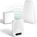 Cell Phone Booster for House, Band 12/17/13/5/2/25/4/66, Supports All Canadian Carriers - Bell MTS SasKTel TELUS Rogers 3G 5G 4G LTE, Up to 5000 sq.ft, ISED Approved Cell Booster