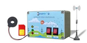 NEER 4G Mobile Pump Controller for 1 & 3 Phase Pumps, Manage your irrigation from anywhere-anytime by KrishiVerse App (With Current Sensor)