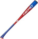 Axe Bat 2023 Hero (-11, 2-1/2") USABat Baseball Bat, 1-Piece Alloy, Red/Blue (28" / 17 oz.)