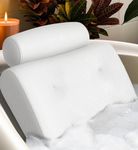 Everlasting Comfort Luxury Bath Pillow - Head, Neck, Back Support Cushion for Bathtub, Spa, Soaking