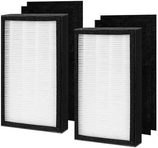 FLT4100 Replacement Filter E Compatible with Germ Guardian AC4100, AC4100CA, AC4150BL Series Air Purifier, 2 H13 True HEPA Filter & 4 Carbon Filters