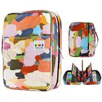 Colored Pencils Case for 220 PCS Prismacolor Colored Pencils, Large Capacity Pen Case Organizer for Crayola Colored Pencil &Gel Pen by YOUSHARES (Art Cloth)